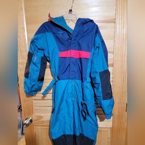 Columbia Vintage Junior Teen Youth 18/20 One Pc Ski Suit 80's 90's Retro